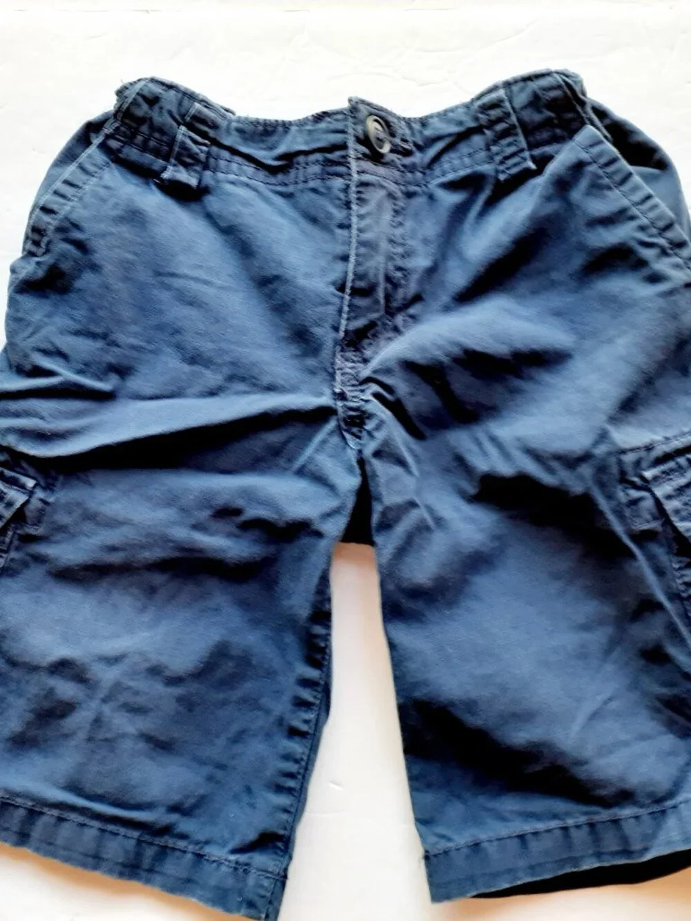Children's Place Boys Shorts Cargo Navy Adjustable Waist 4T
